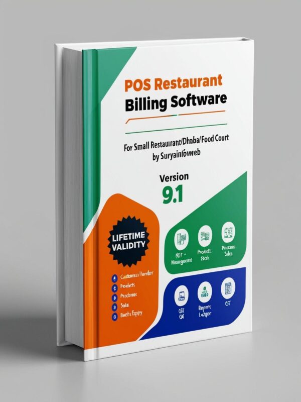 POS Restaurant Billing Software(Lifetime)