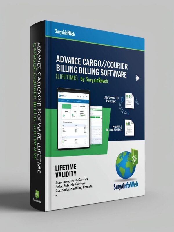 Advance Cargo/Courier Billing Software(Lifetime)